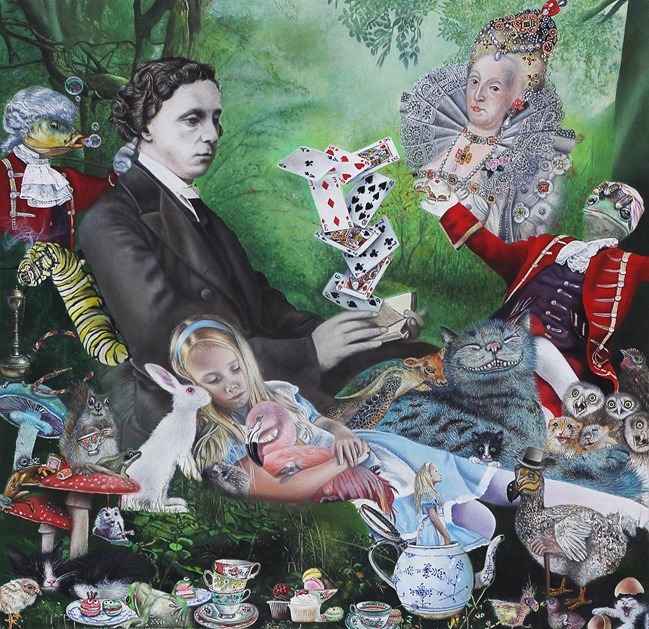 It’s Only a Dream, 2017 – Oil on Panel, 30 x 30 cm – Ginny Page